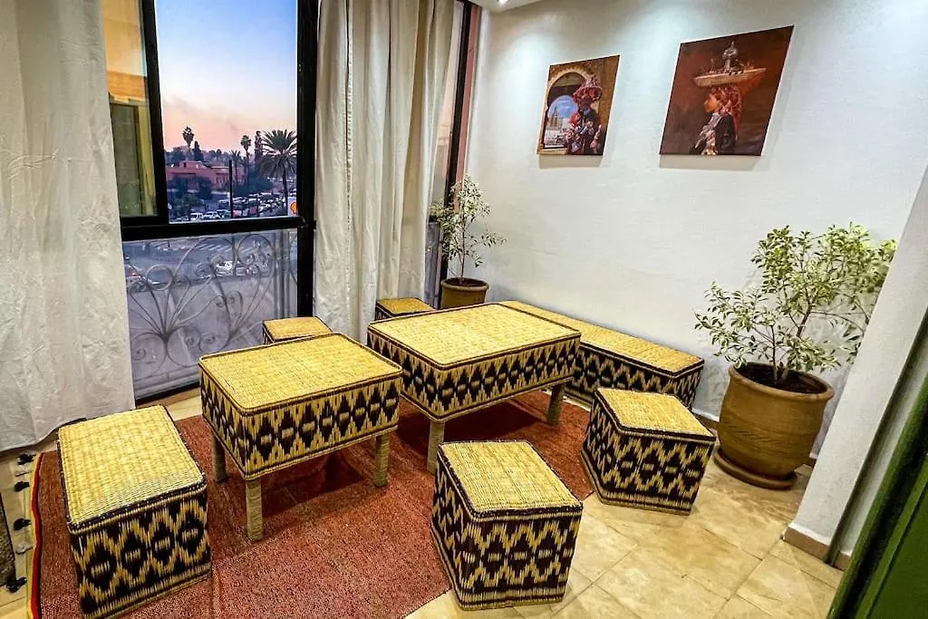 Luxury Apartment 3-Bedrooms/Terraces Gueliz Centre Marakeş Fas